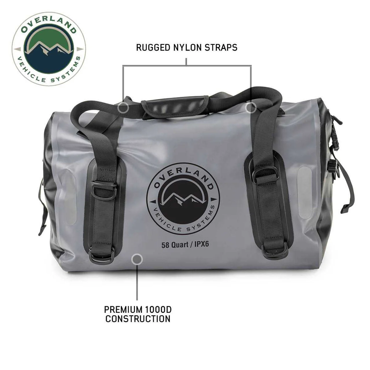 Portable Dry Storage Bag - 42 QT Overland Vehicle Systems - 40300001 - Image 5