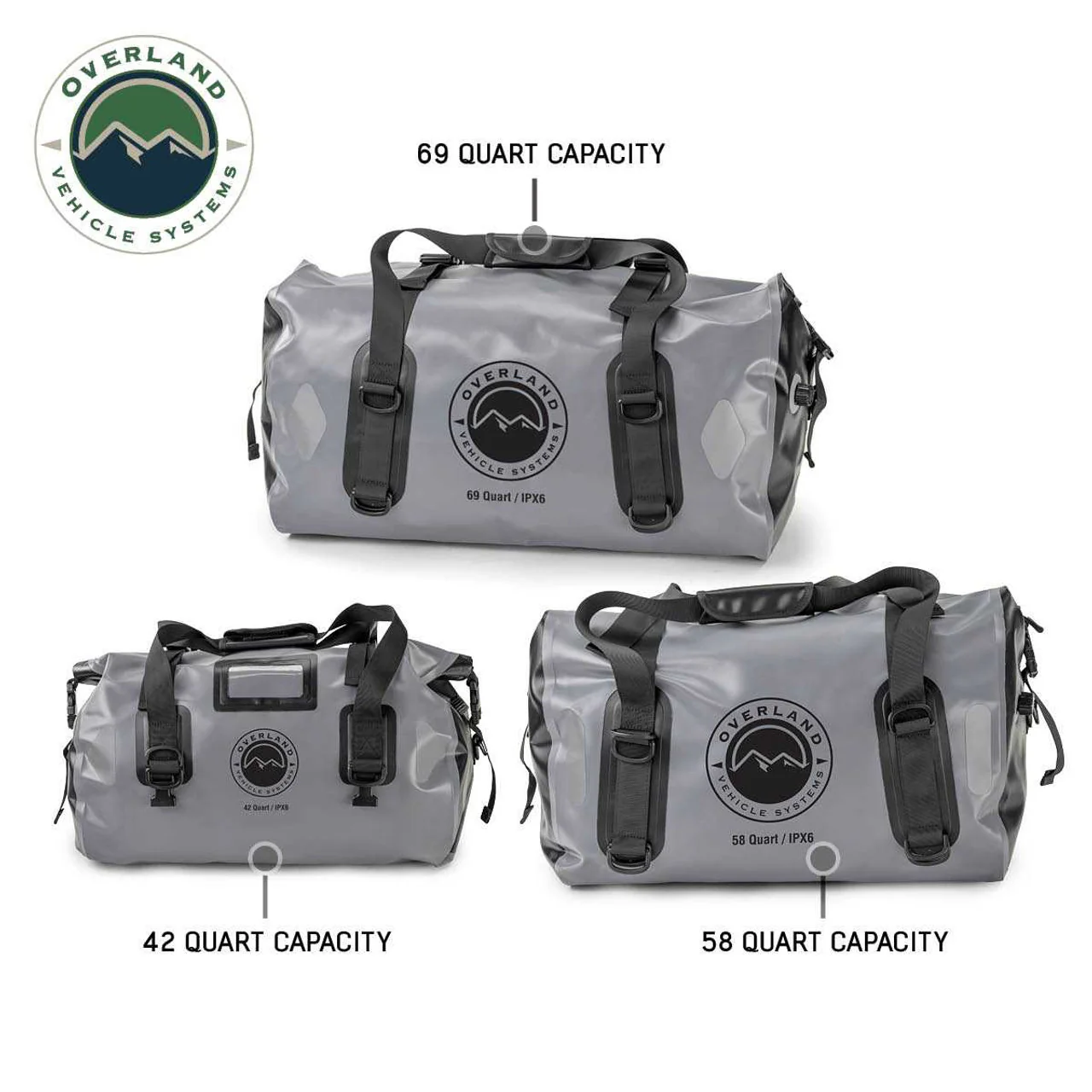 Portable Dry Storage Bag - 69 QT Overland Vehicle Systems - 40300021 - Image 2