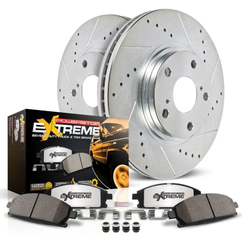 Power Stop 2011 GMC Sierra 3500 HD Front Z36 Truck & Tow Brake Kit - Image 2