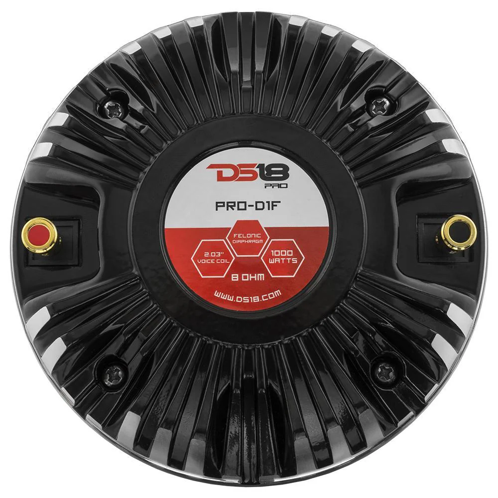 PRO 2 Inch Bolt On Throat Compression Driver W/ 2 Inch Phenolic Voice Coil 640 Watts 8-ohm DS18 - PRO-D1F - Image 5
