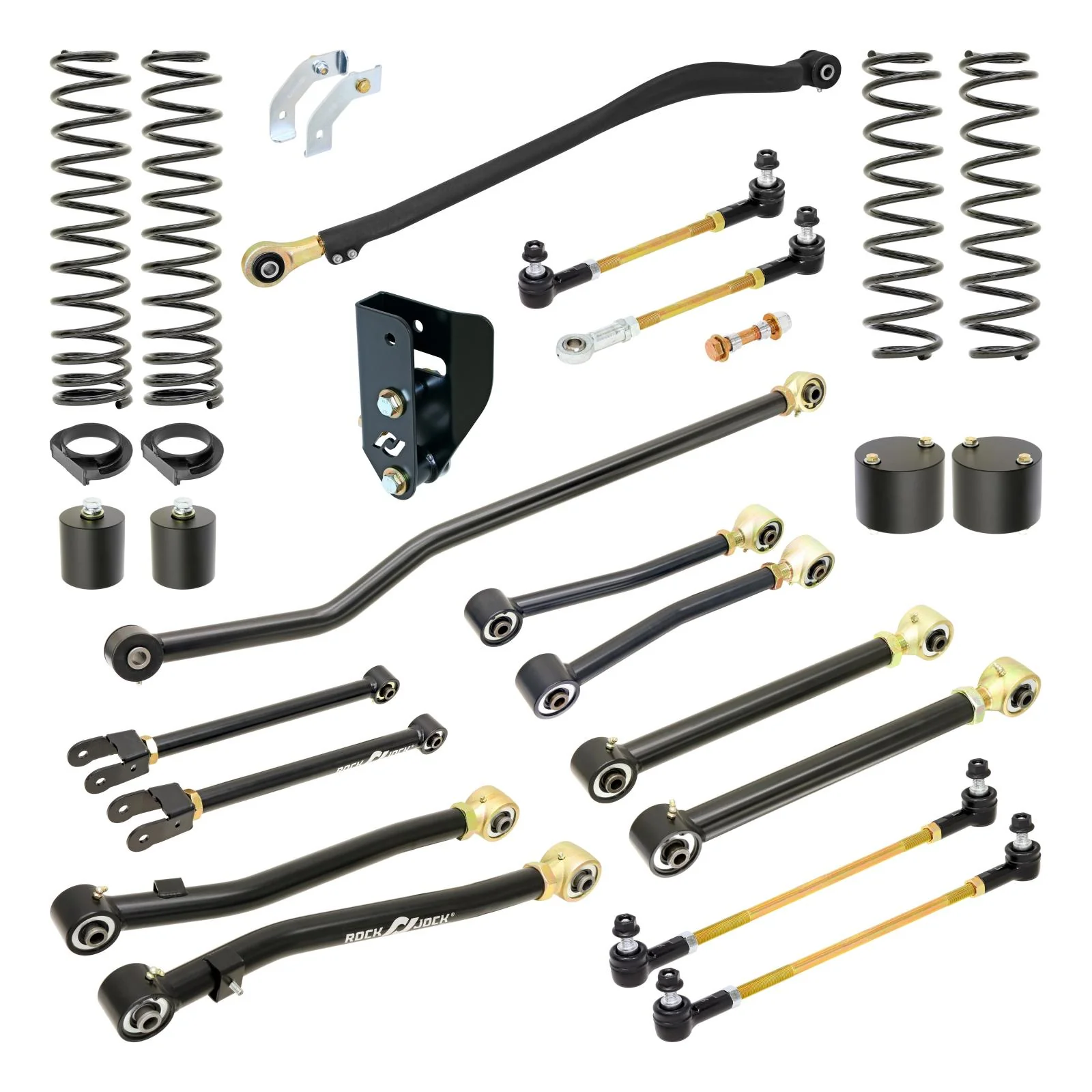 Pro Edition Johnny Joint Suspension System for JL Wrangler w/ Gas V-6 3.5 Inch lift RockJock 4X4 - RJ-JLG001-101