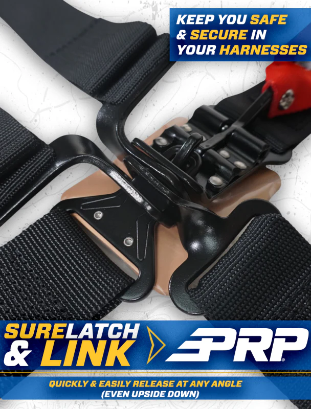 PRP 4.2 Harness with Latch / Link Lap Belt- Blue - Image 4