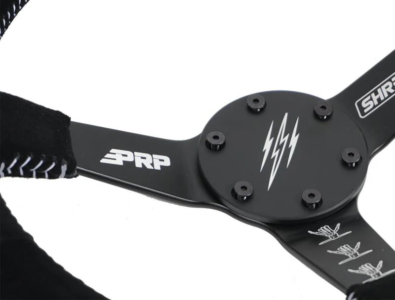 PRP Comp-R Leather Steering Wheel - Black - Image 7