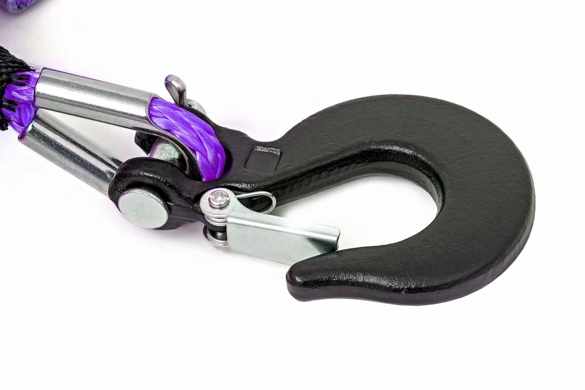 Purple 1/4 Inch Synthetic Winch Rope UTV, ATV Rough Country - RS162 - Image 2