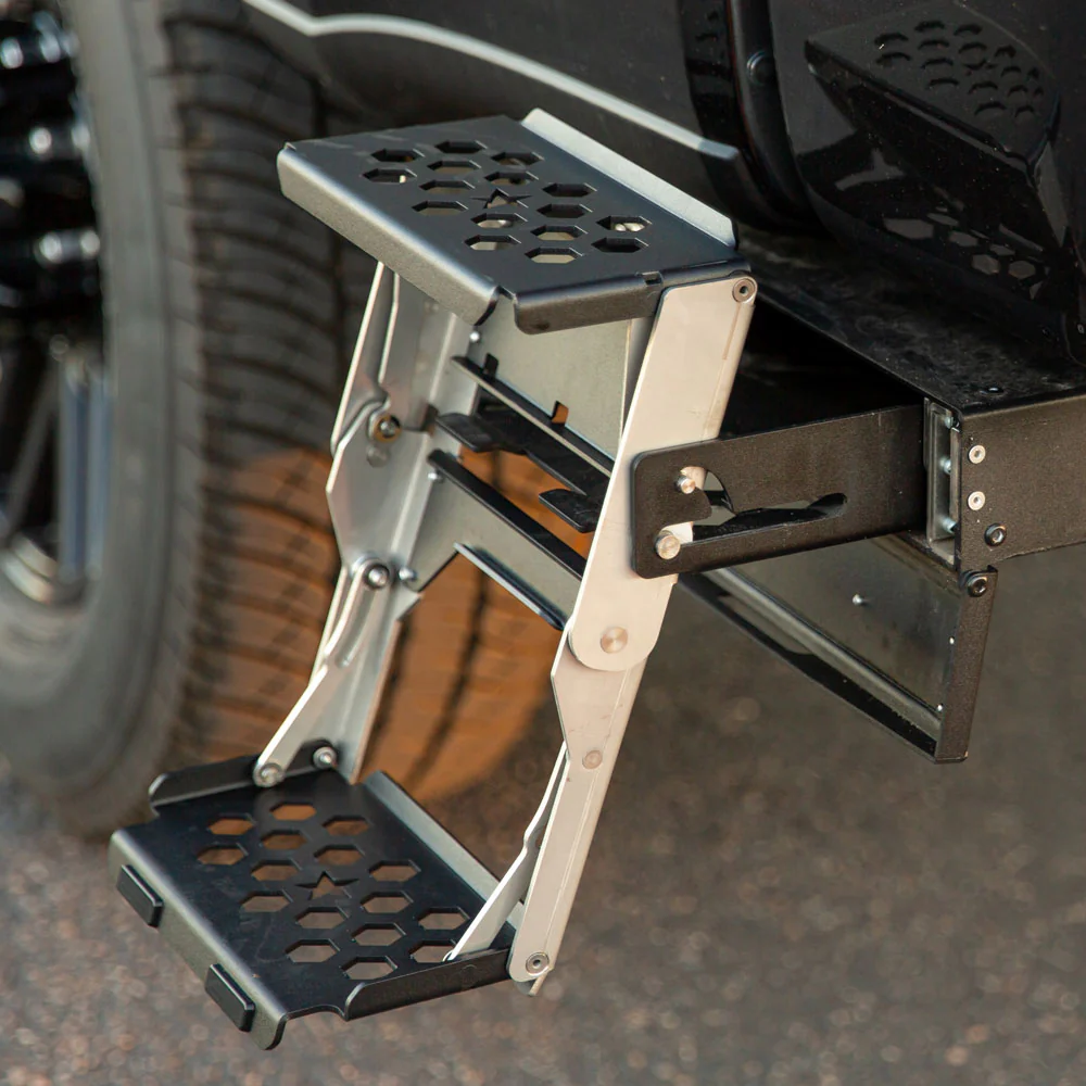 R-STEP 9 Inch Wide For 2016-2023 Toyota Tacoma Bed Step Attachment Brackets Behind Passenger Rear Tire Rock Slide Engineering - RS-970 - Image 3