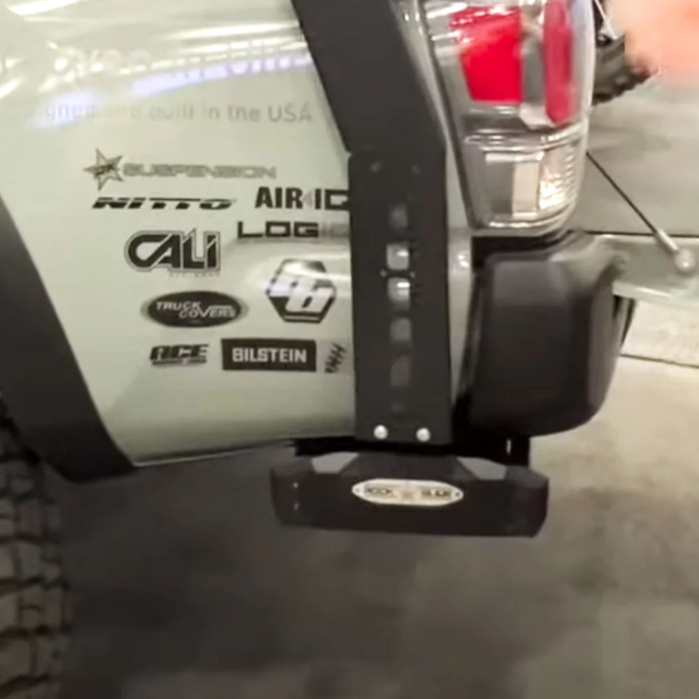 R-STEP 9 Inch Wide For 2016-2023 Toyota Tacoma Bed Step Attachment Brackets Behind Passenger Rear Tire Rock Slide Engineering - RS-970 - Image 4
