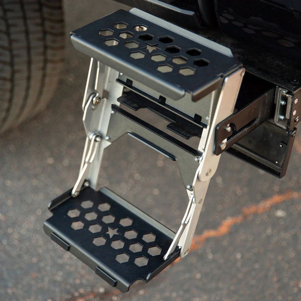 R-STEP 9 Inch Wide For 2020-2023 Jeep Gladiator Bed Step Attachment Brackets Driver Side Behind Rear Tire DIESEL MOTOR Rock Slide Engineering - RS-931 - Image 5