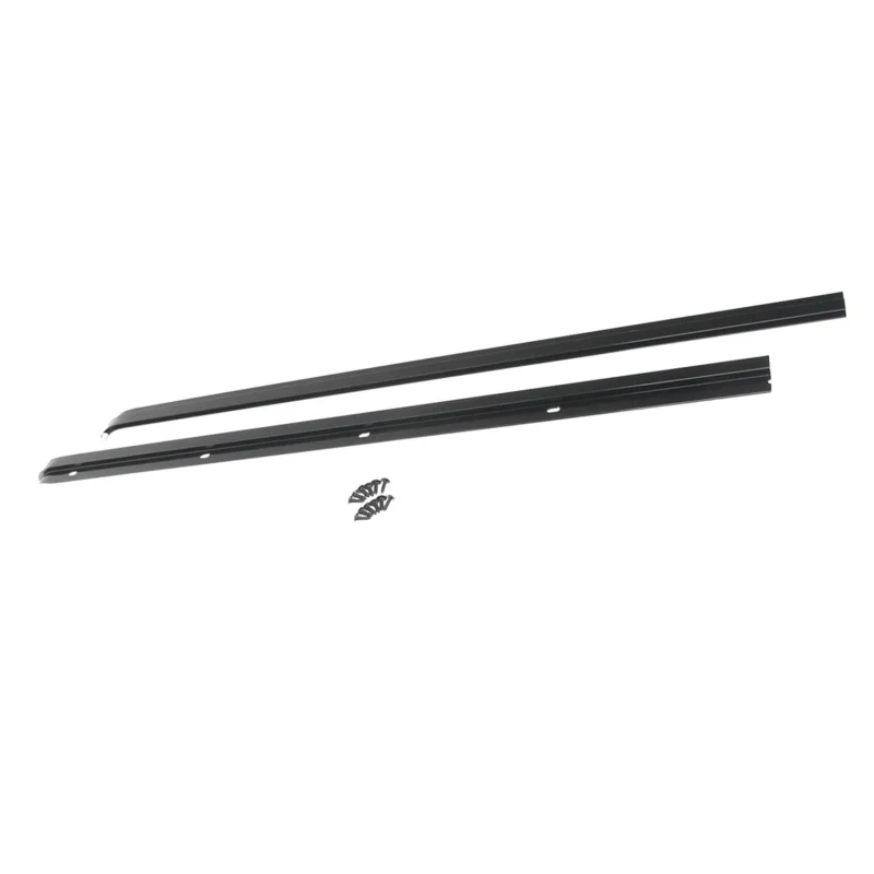 Rampage 1976-1983 Jeep CJ5 Windshield Channel - Black - Image 2