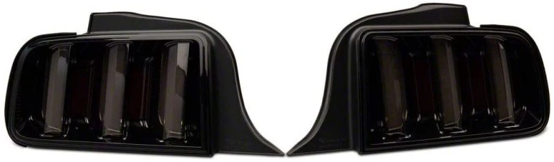 Raxiom 05-09 Ford Mustang Vector V2 LED Tail Lights- Black Housing (Smoked Lens) - Image 12