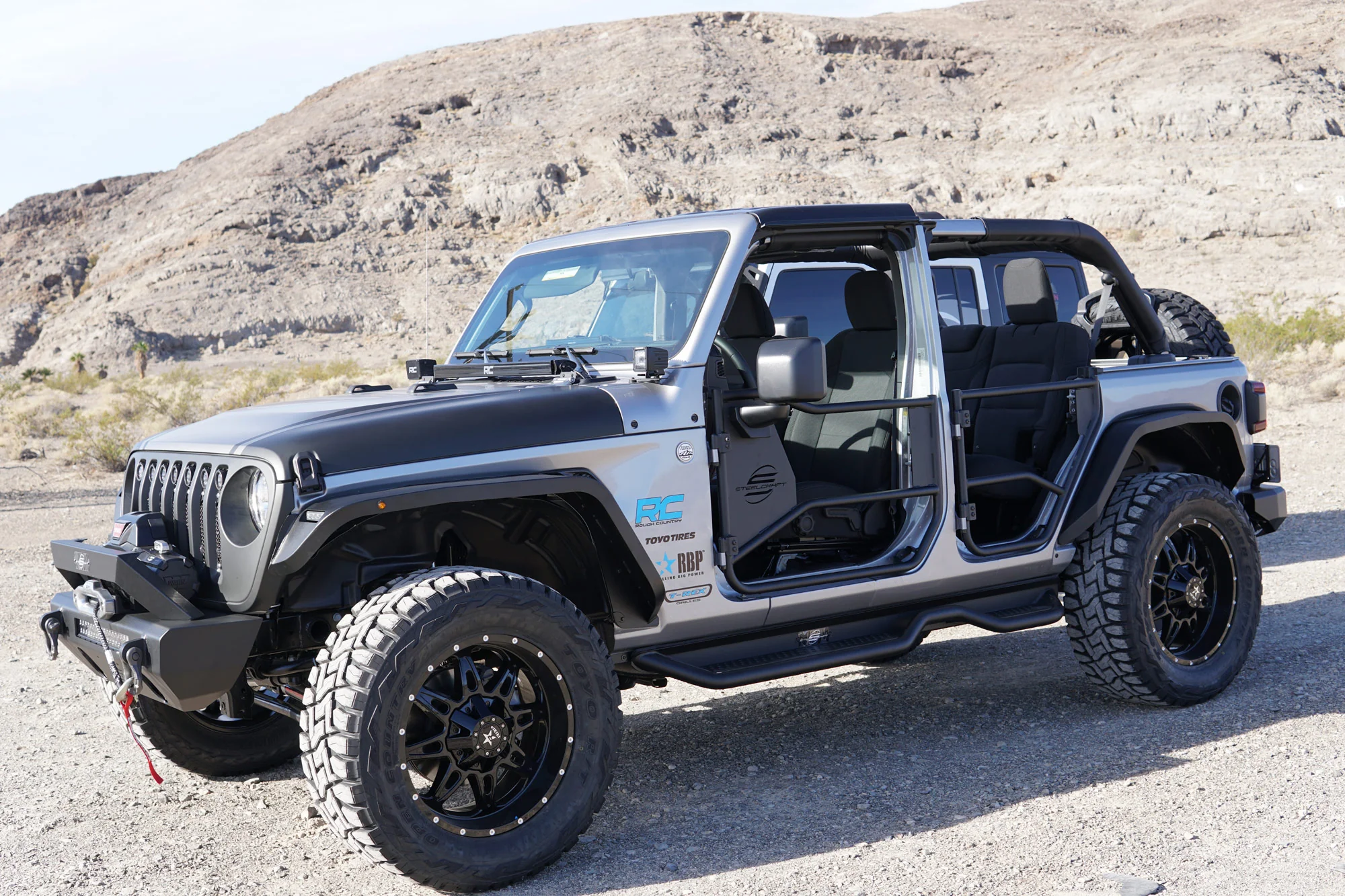 18-24 Jeep Wrangler JL Unlimited 4-door Fine Textured Black Rear Fender Flares - 92330 - Image 2