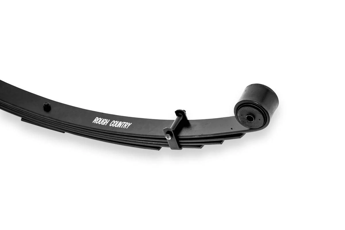 Rear Leaf Springs 4 Inch Lift Pair 84-01 Jeep Cherokee XJ Rough Country - 8047Kit - Image 4
