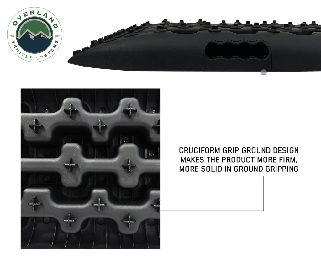 Recovery Ramps for 4WDs Gray/Black Universal + Storage Bag Overland Vehicle Systems - 19169910 - Image 4