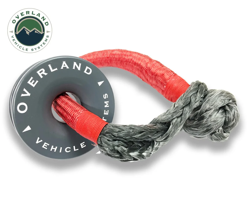 Recovery Snatch Ring 4.00 41,000 lb. Gray With Storage Bag Overland Vehicle Systems - 19230003 - Image 4
