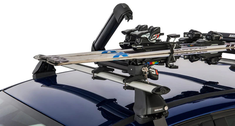Rhino-Rack Universal Ski Carrier - Fits 2 Pairs of Skis - Black - Image 6