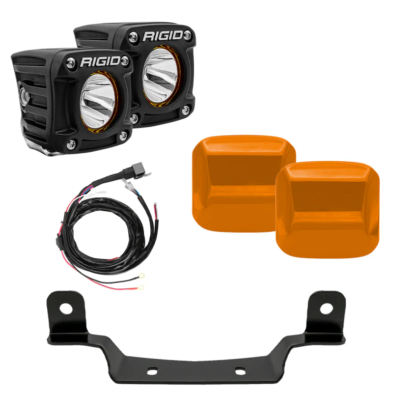 Rigid Industries 2017+ Polaris Pro R/Turbo R Revolve Grille Light Kit - Image 2