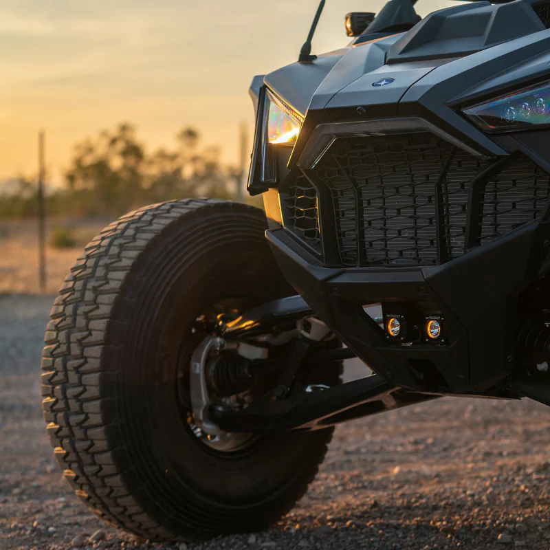 Rigid Industries 2017+ Polaris Pro R/Turbo R Revolve Grille Light Kit - Image 9