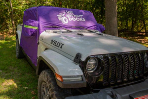 RigSkinz OG Jeep Wrangler Black 4-Door Cab Poncho - Easy-Fit Jeep Cover - Image 5
