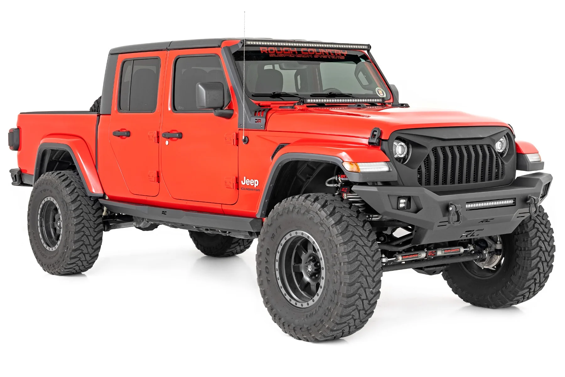 Rock Sliders Heavy Duty l 20-Up Jeep Gladiator JT 4WD Rough Country - 90802 - Image 2