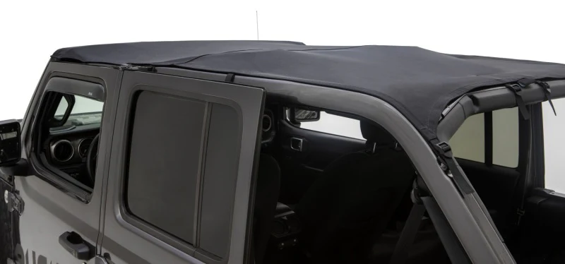 Rugged Ridge 18-22 Jeep Wrangler JL Unlimited (4-Door) Voyager Savannah Brief Top - Black - Image 2