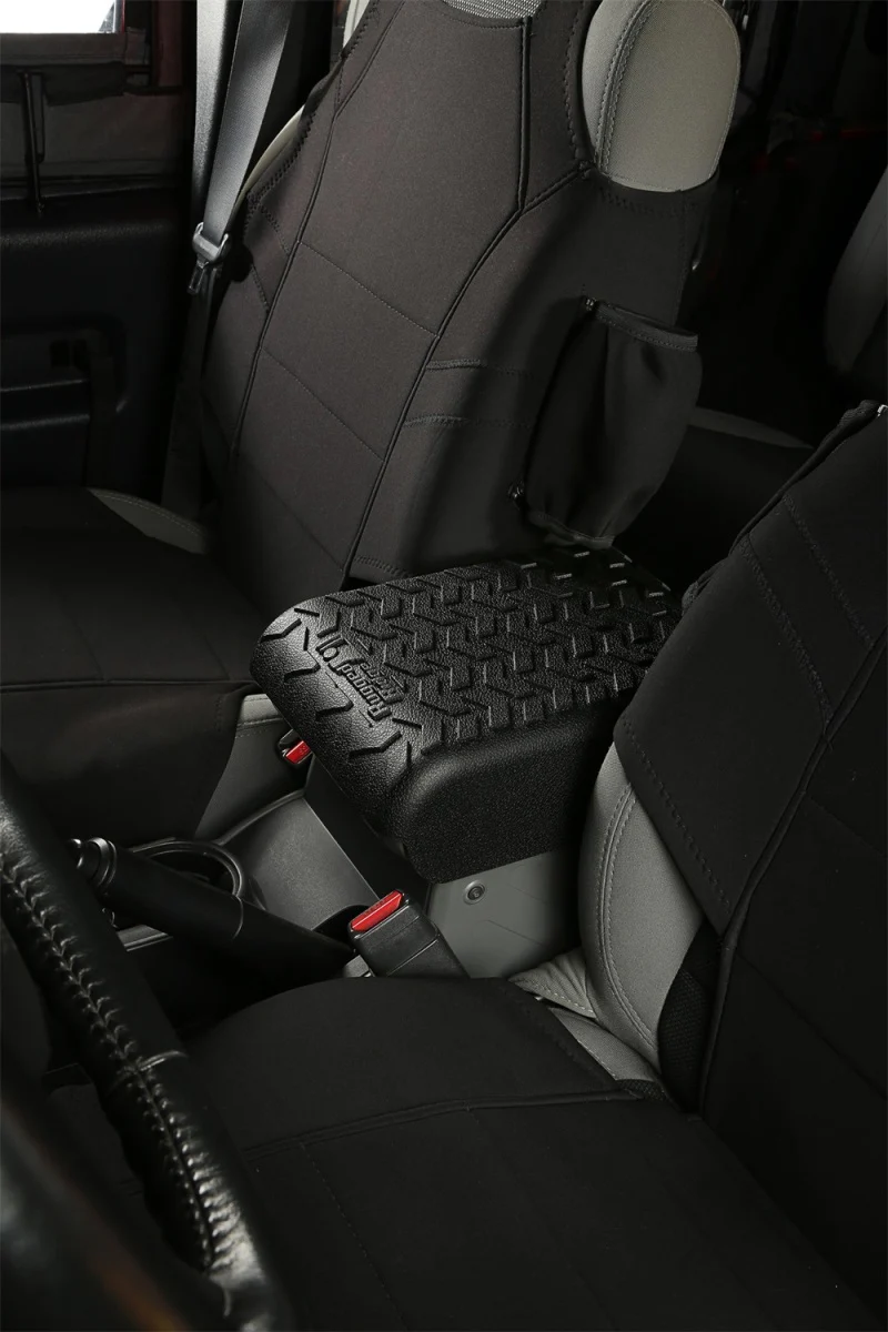 Rugged Ridge Center Console Cover Black 07-10 Jeep Wrangler - Image 3