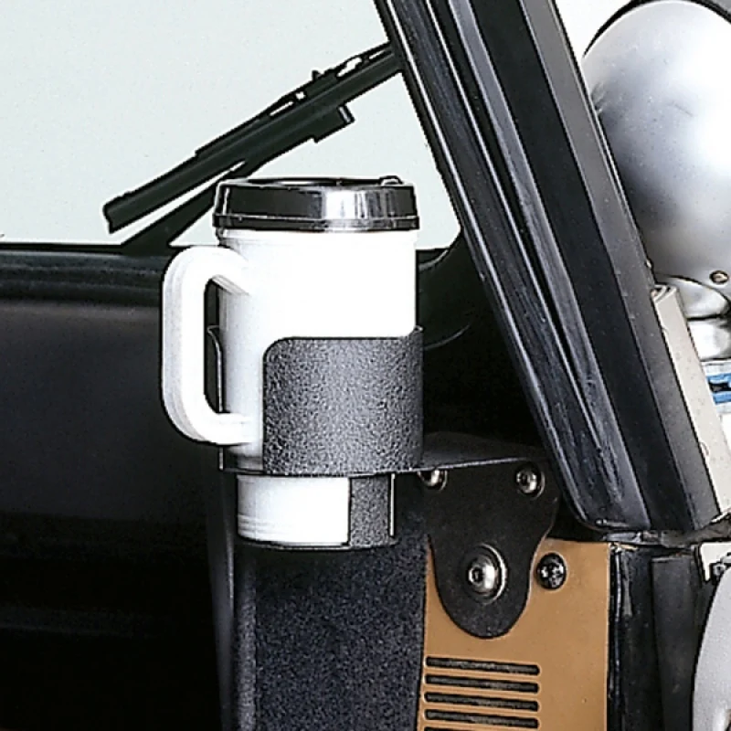 Rugged Ridge Cup Holder Windshield Mount 76-95 Jeep CJ / Jeep Wrangler - Image 2
