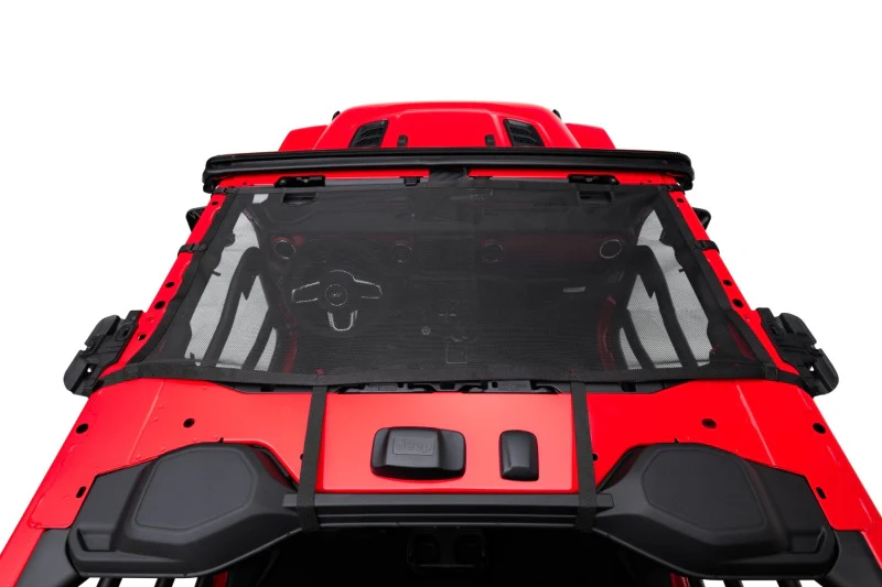 Rugged Ridge Eclipse Sun Shade Black Front 18-20 Jeep Wrangler JLU/JT - Image 4