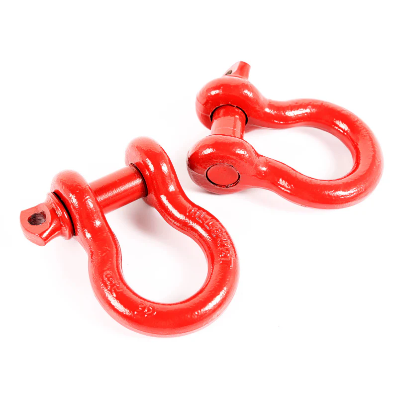 Rugged Ridge Red 7/8in D-Shackles - Image 2