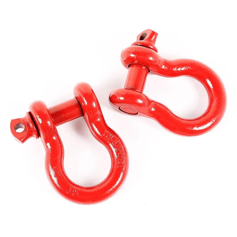 Rugged Ridge Red 7/8in D-Shackles - Image 6