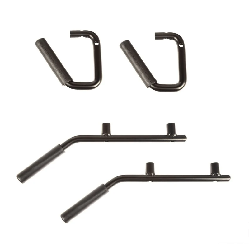 Rugged Ridge Steel Grab Handles F/R Kit Black 07-18 Jeep Wrangler JK/JKU - Image 2
