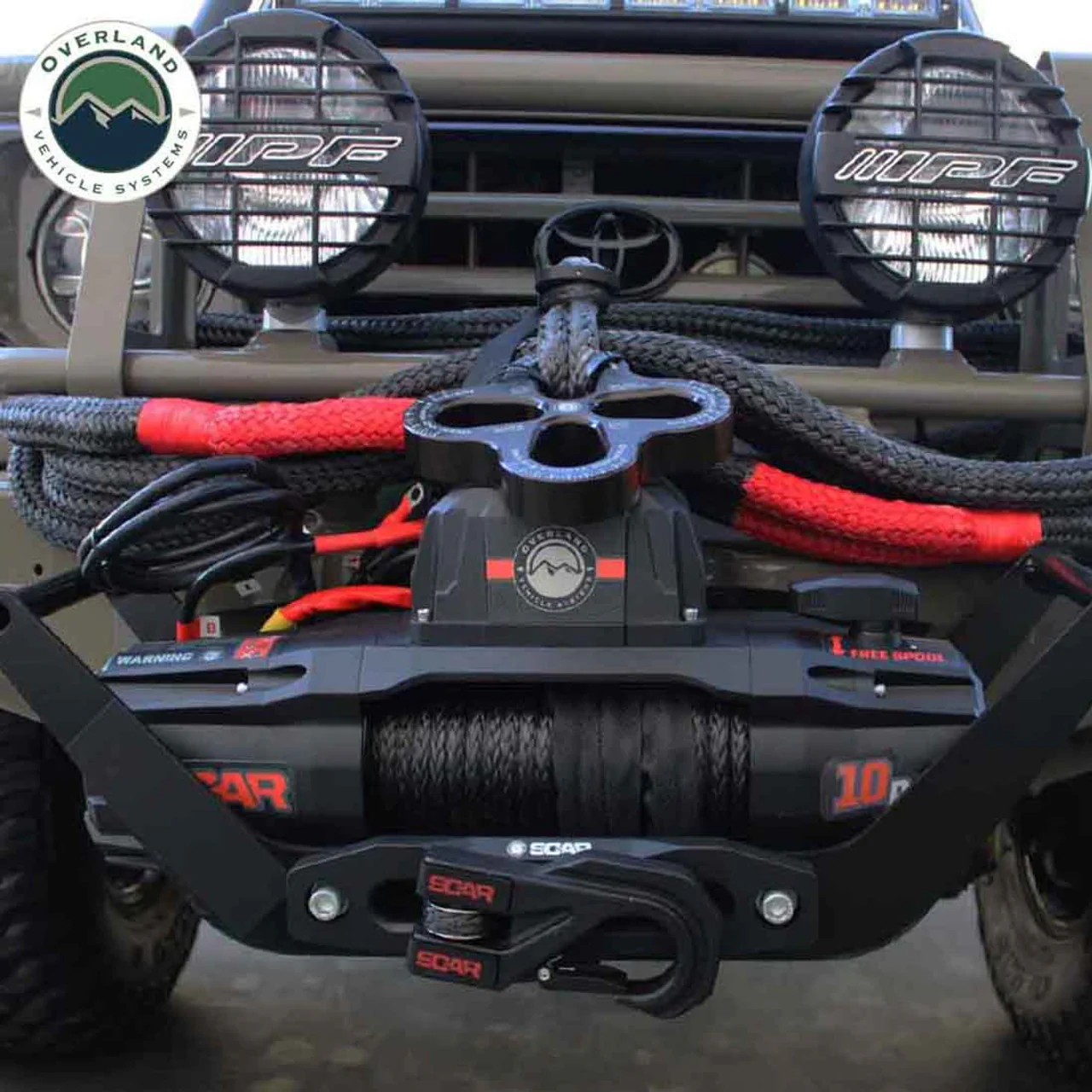 SCAR 10P - 10,000 lb. Winch With Synthetic Rope and Wireless Remote Overland Vehicle Systems - 19099901 - Image 12
