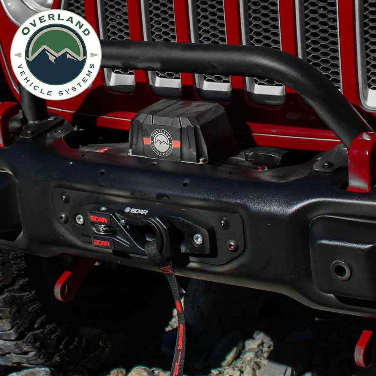SCAR 10P - 10,000 lb. Winch With Synthetic Rope and Wireless Remote Overland Vehicle Systems - 19099901 - Image 6