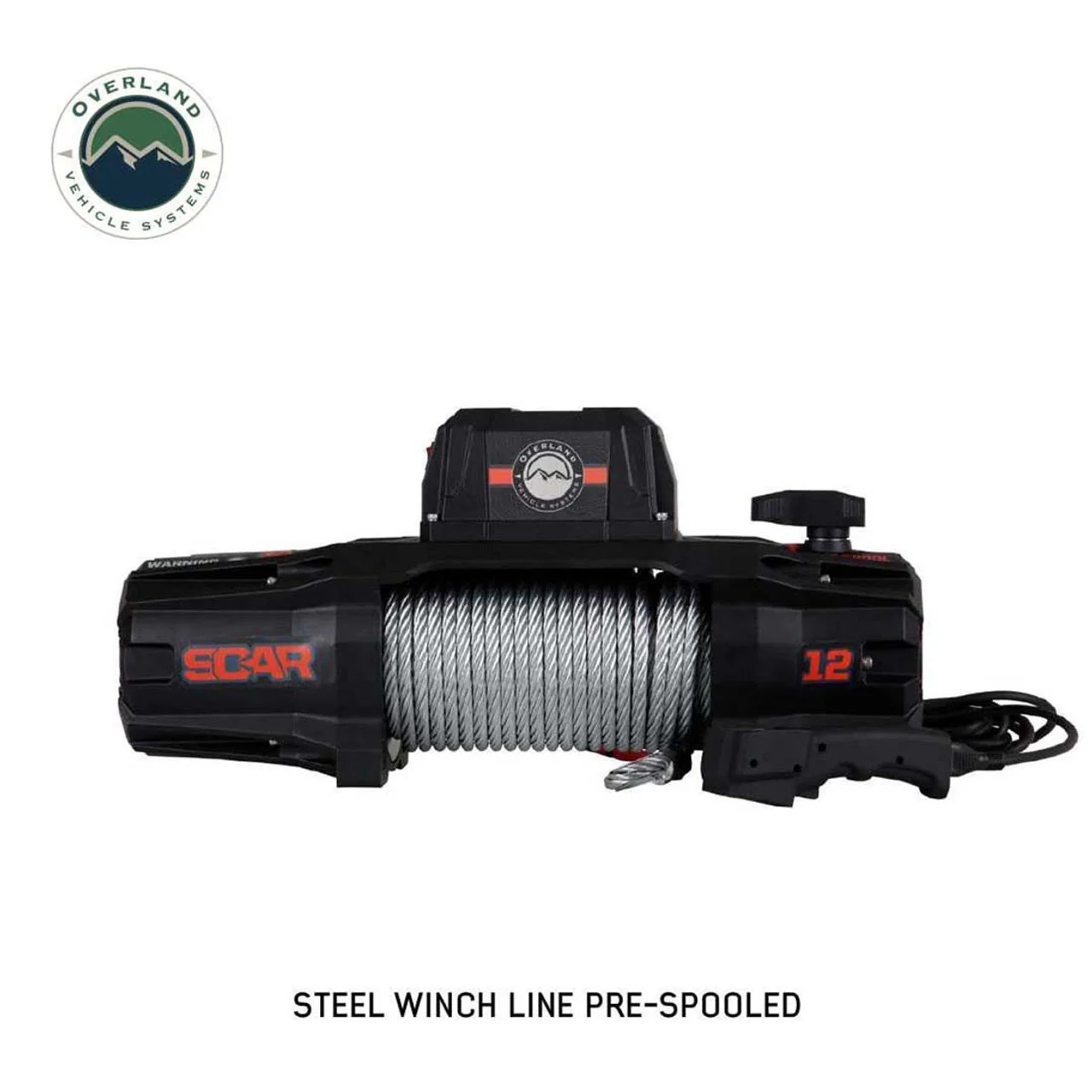 SCAR 12 - 12,000 lb. Winch With Steel Cable and Wireless Remote Overland Vehicle Systems - 19119901 - Image 11