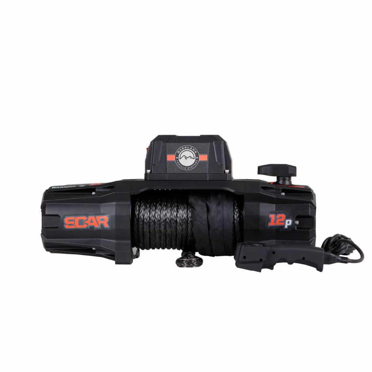 SCAR 12P - 12,000 lb. Winch With Synthetic Rope and Wireless Remote Overland Vehicle Systems - 19129901