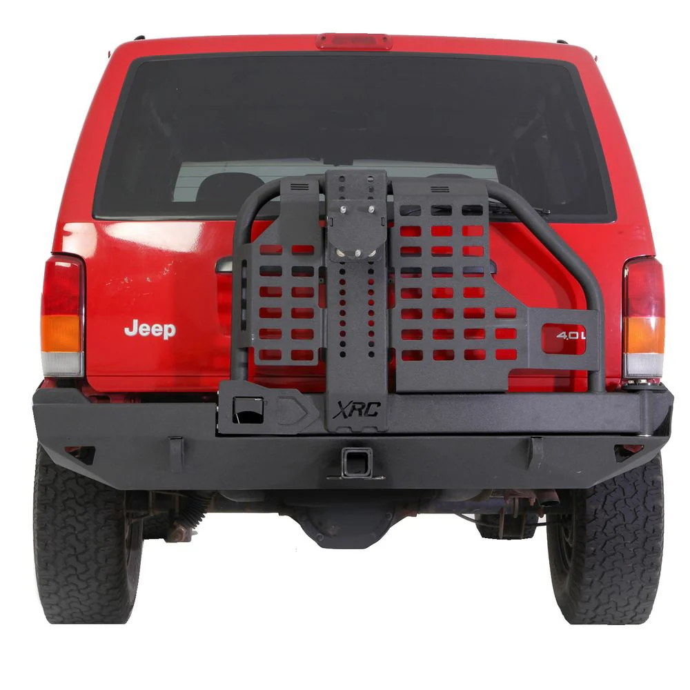 Smittybilt XRC Rear Bumper W/Hitch & Tire Carrier - Black Textured 76851 - Image 4