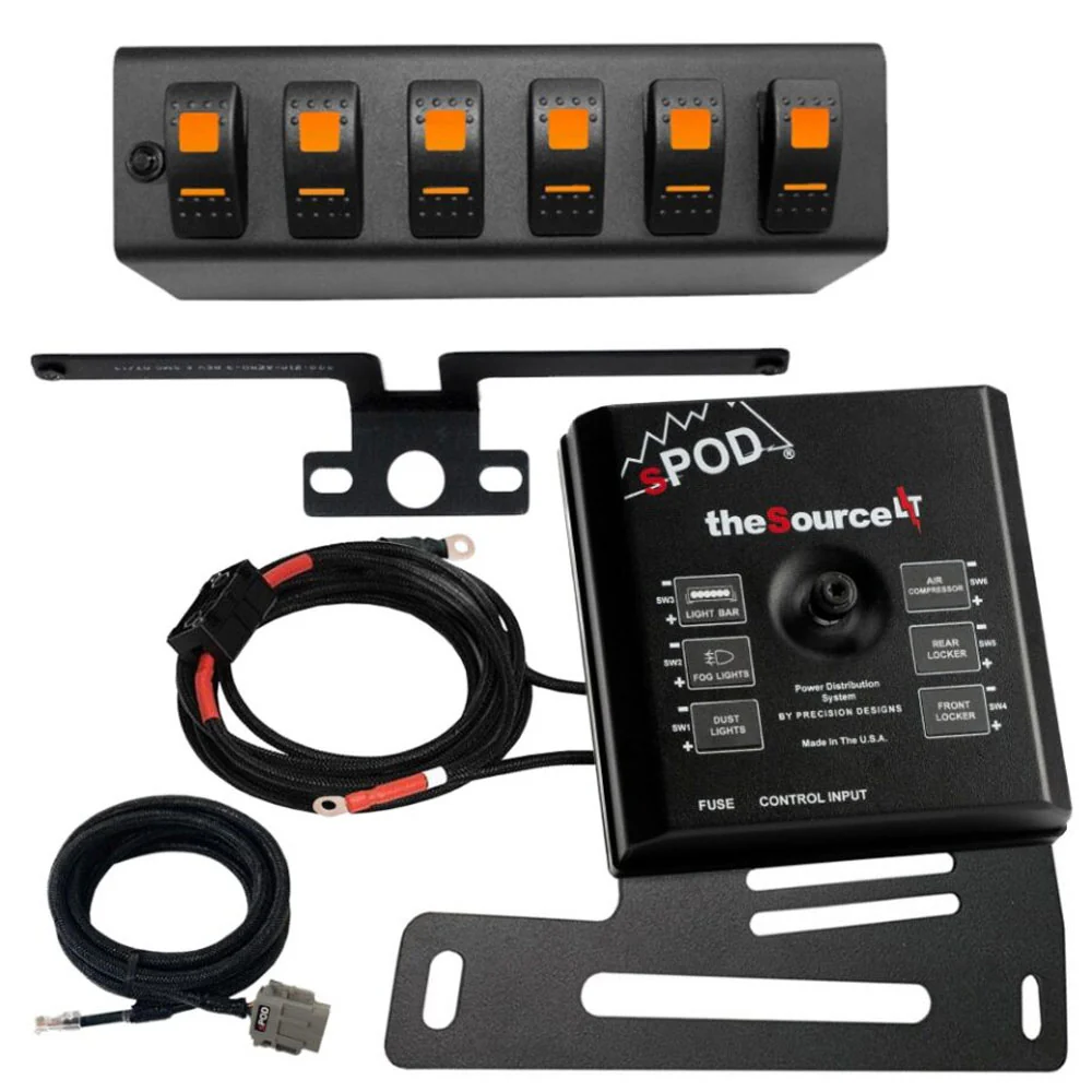 SourceLT w/ Red LED Switch panel for JK 2007-2008 - 873185