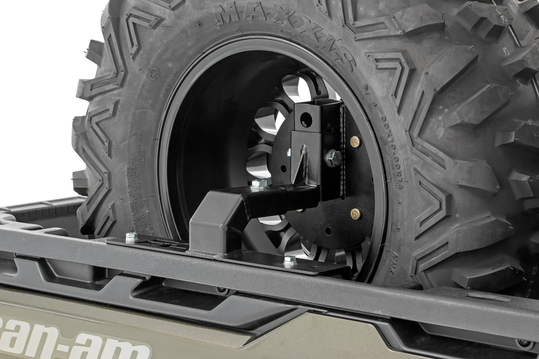 Spare Tire Carrier Bed Side Mount 16-22 Polaris Ranger 1000XP/13-21 Ranger 900XP Rough Country - 93089 - Image 2
