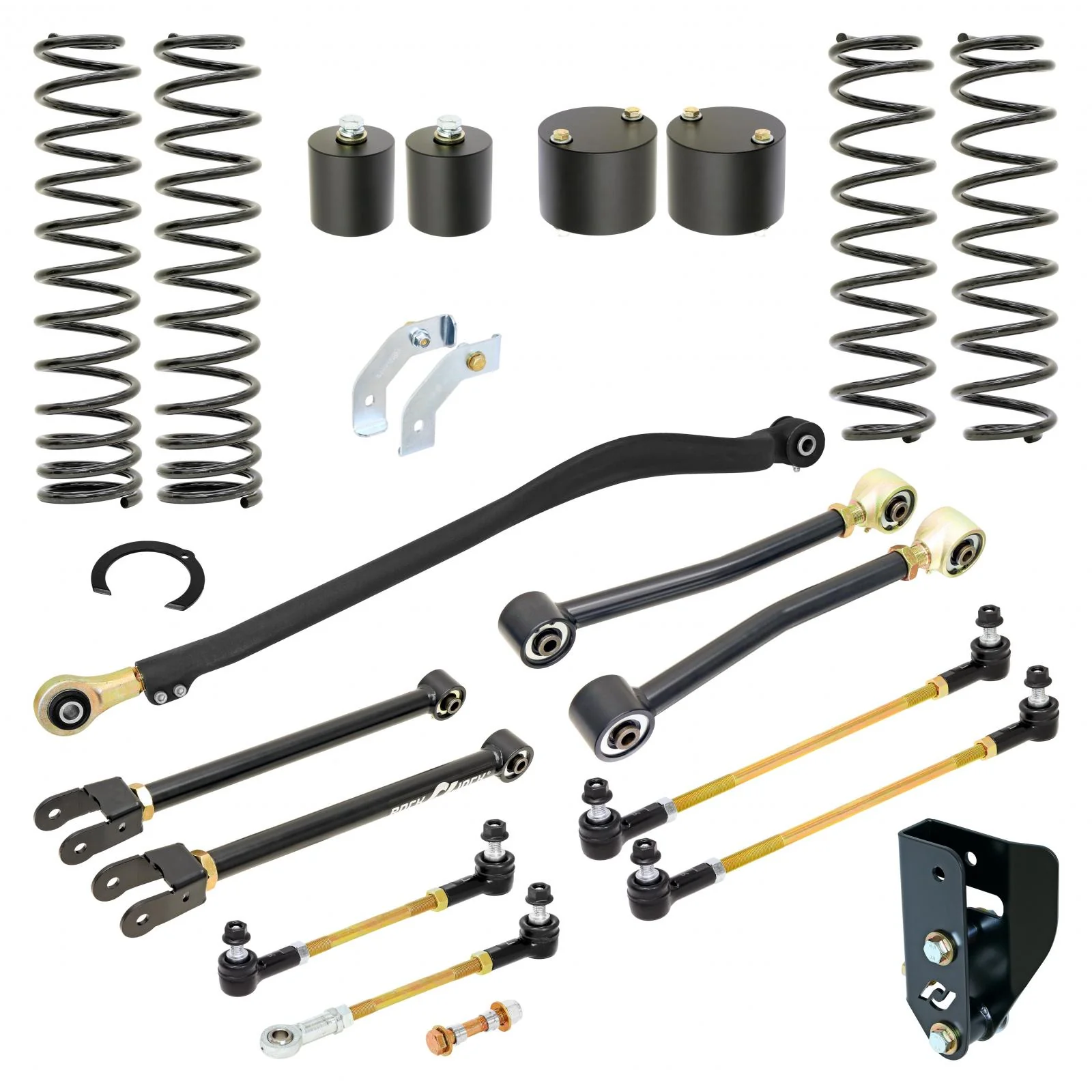 Sport Edition Johnny Joint Suspension System For Wrangler JL 4Xe Hybrid 3.5 Inch Lift RockJock 4x4 - RJ-JL4XE0-101
