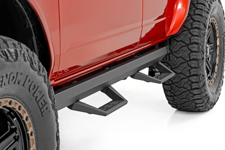 SRL2 Adjustable Aluminum Step 4-Door Ford Bronco 4WD (2021-2024)-Rough Country