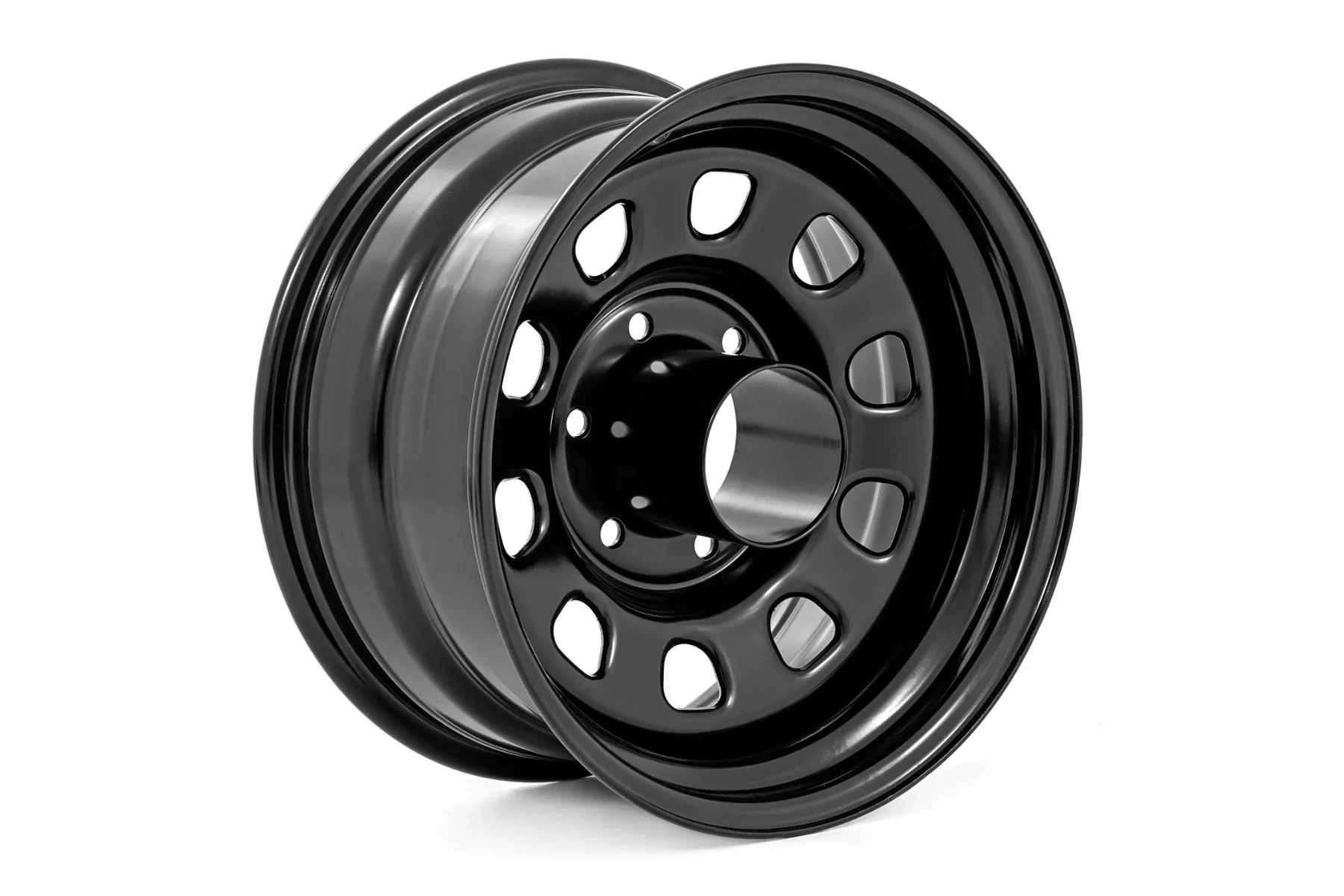 Steel Wheel Black 17x9 6x5.5 4.25 Bore -12mm Rough Country - RC51-7655