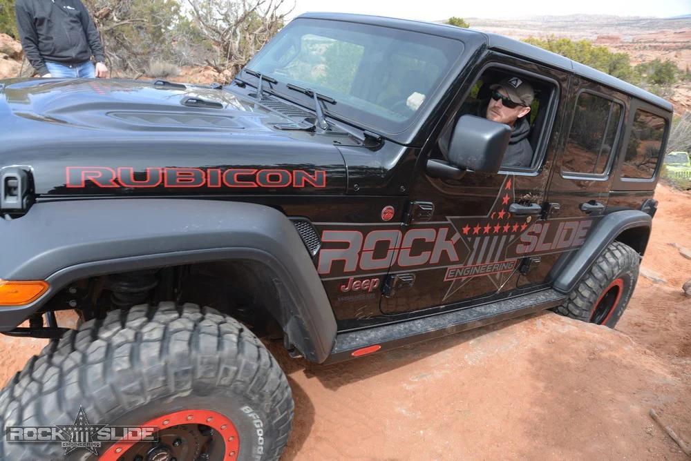 Step Slider Skid Plate Kit for 18-Pres Jeep JL 4 Door Rock Slide Engineering - AX-SS-SP-JL4