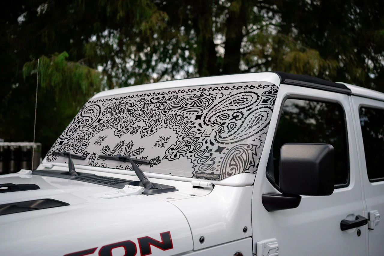 Jeep Wrangler and Jeep Gladiator Stock Printed Solar Shield (2007-2026) - Image 16