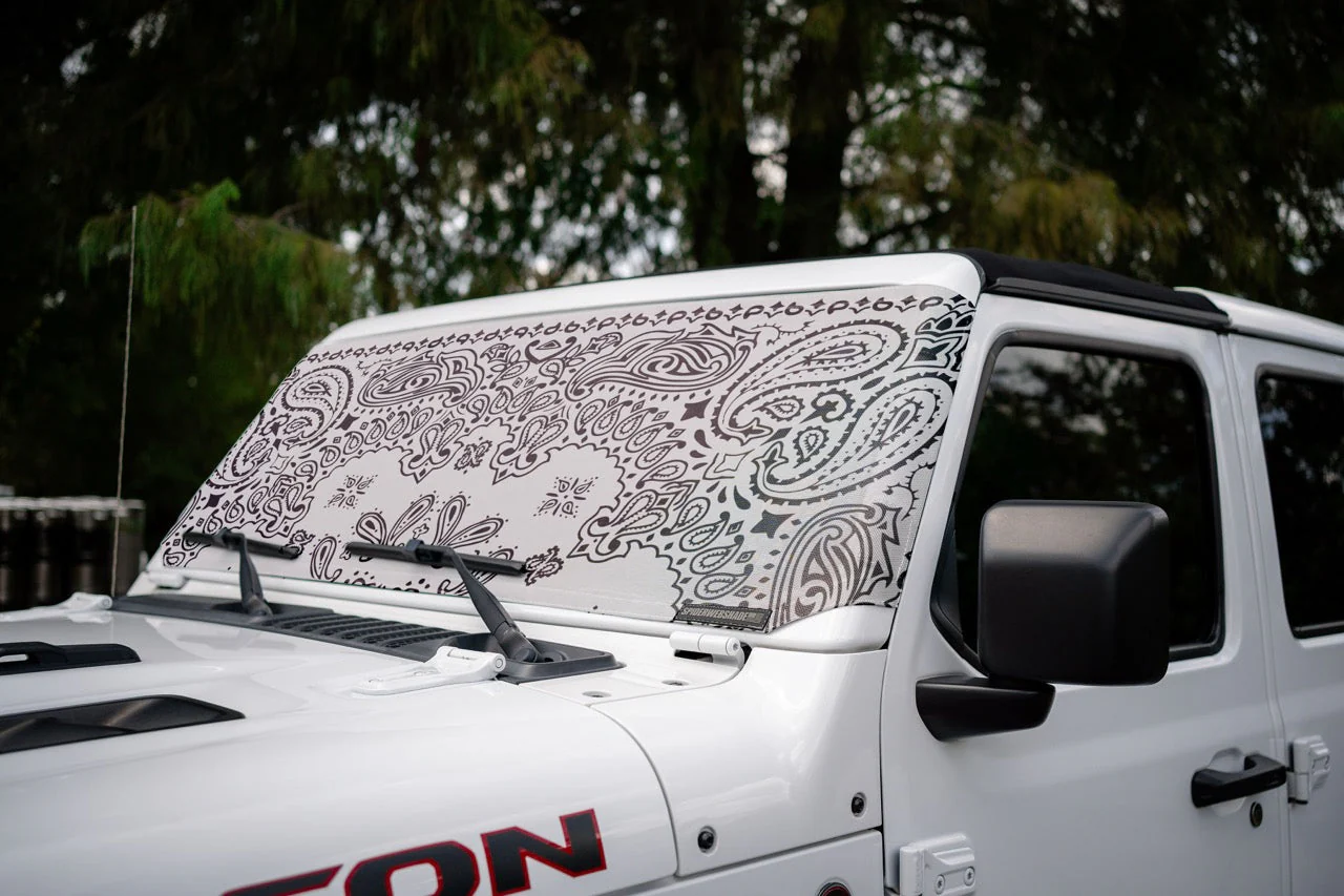 Jeep Wrangler and Jeep Gladiator Stock Printed Solar Shield (2007-2026) - Image 23