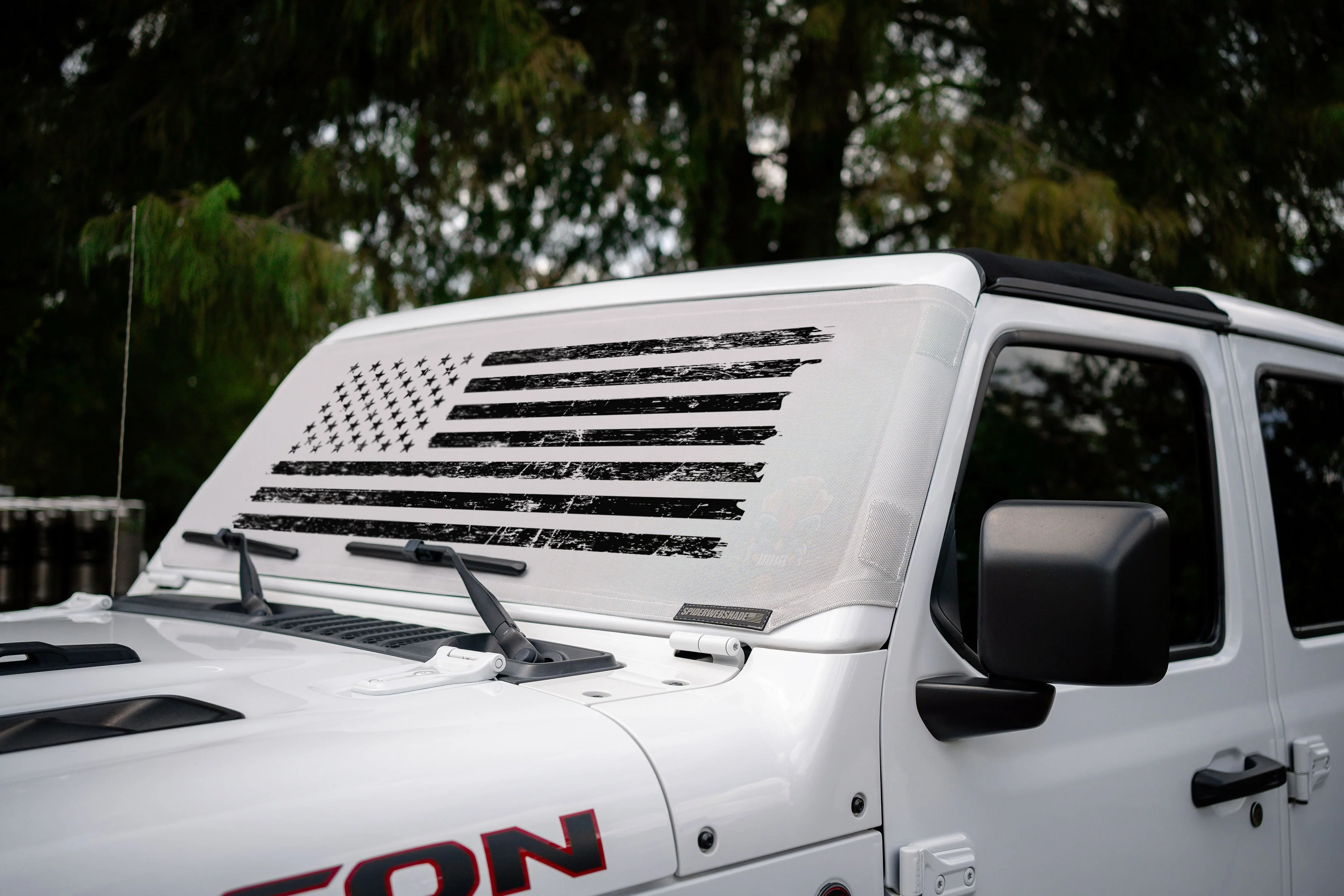 Jeep Wrangler and Jeep Gladiator Stock Printed Solar Shield (2007-2026) - Image 3