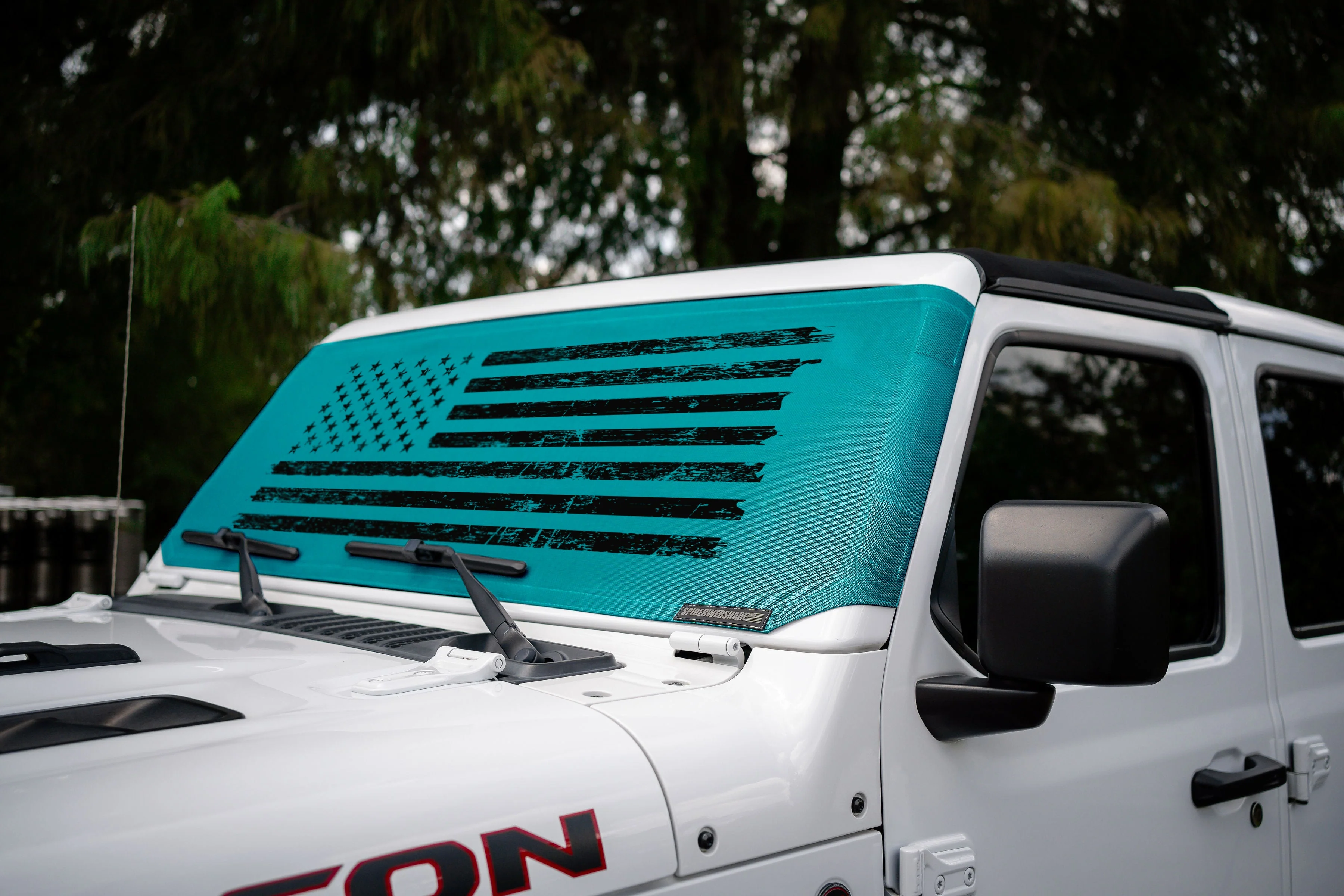Jeep Wrangler and Jeep Gladiator Stock Printed Solar Shield (2007-2026) - Image 4