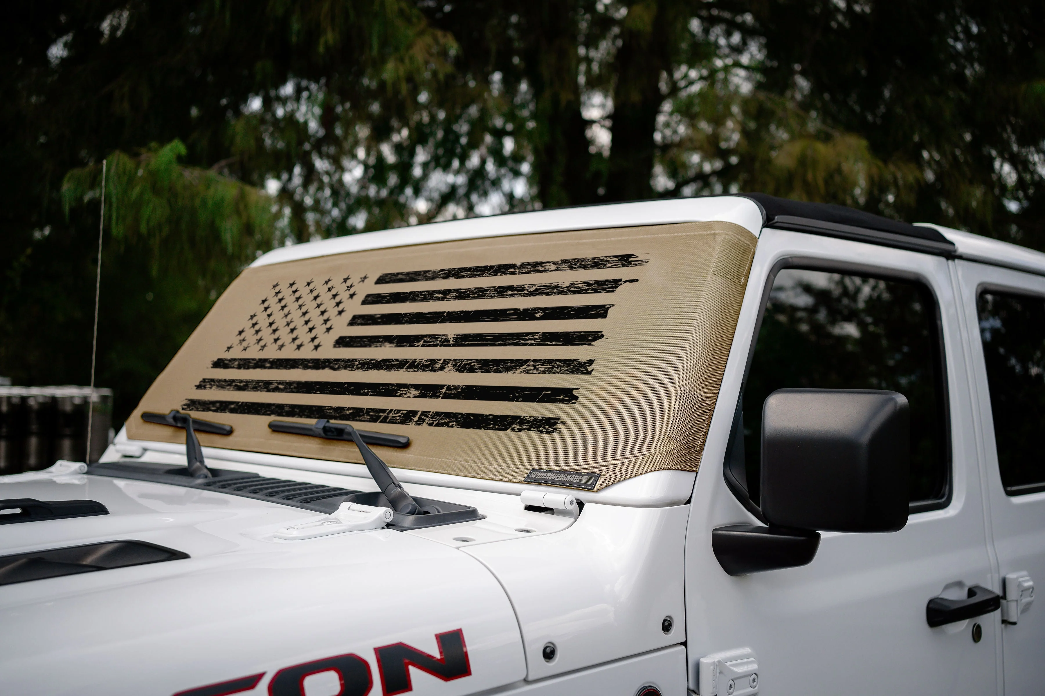 Jeep Wrangler and Jeep Gladiator Stock Printed Solar Shield (2007-2026) - Image 5