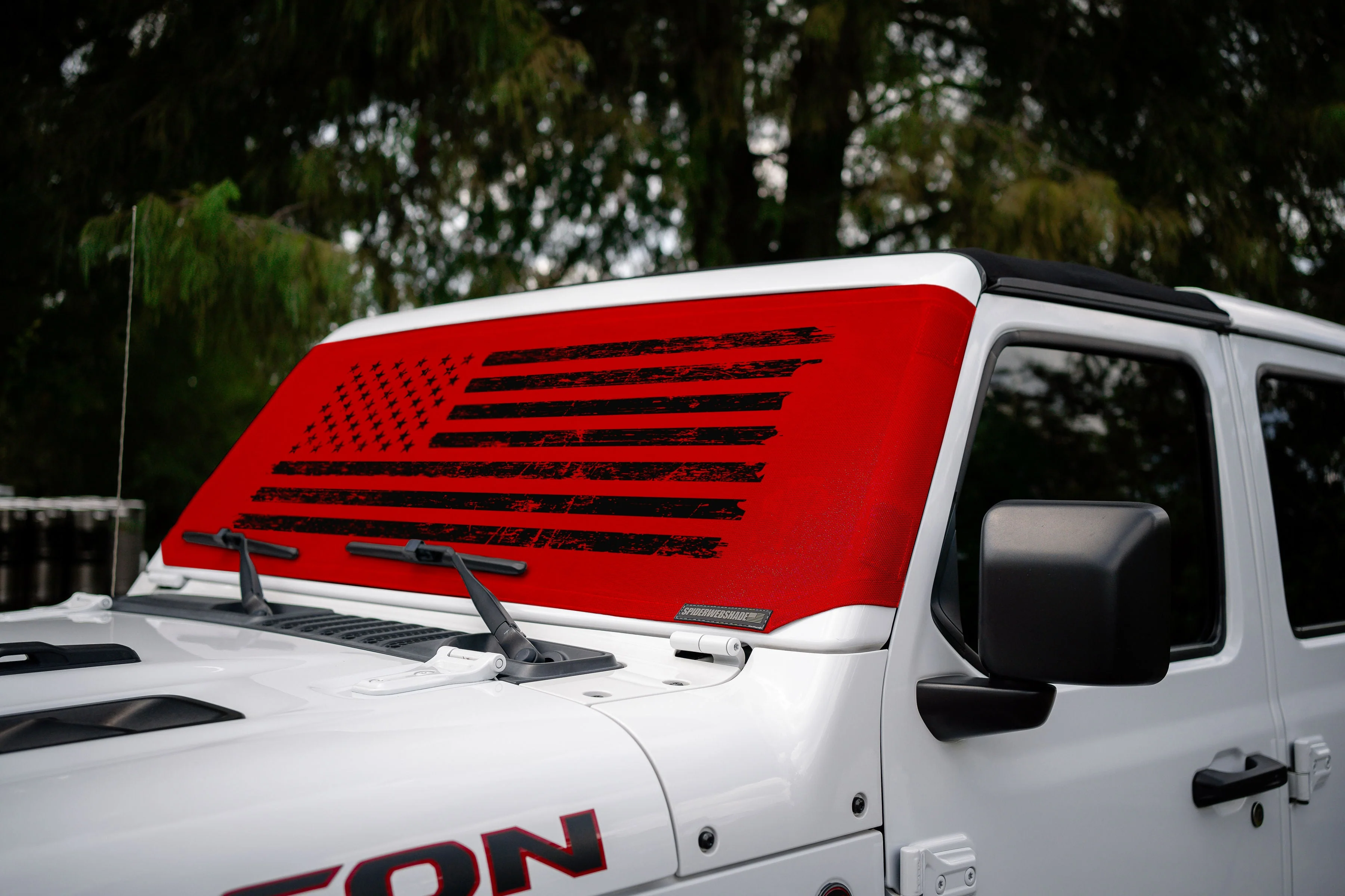 Jeep Wrangler and Jeep Gladiator Stock Printed Solar Shield (2007-2026) - Image 6