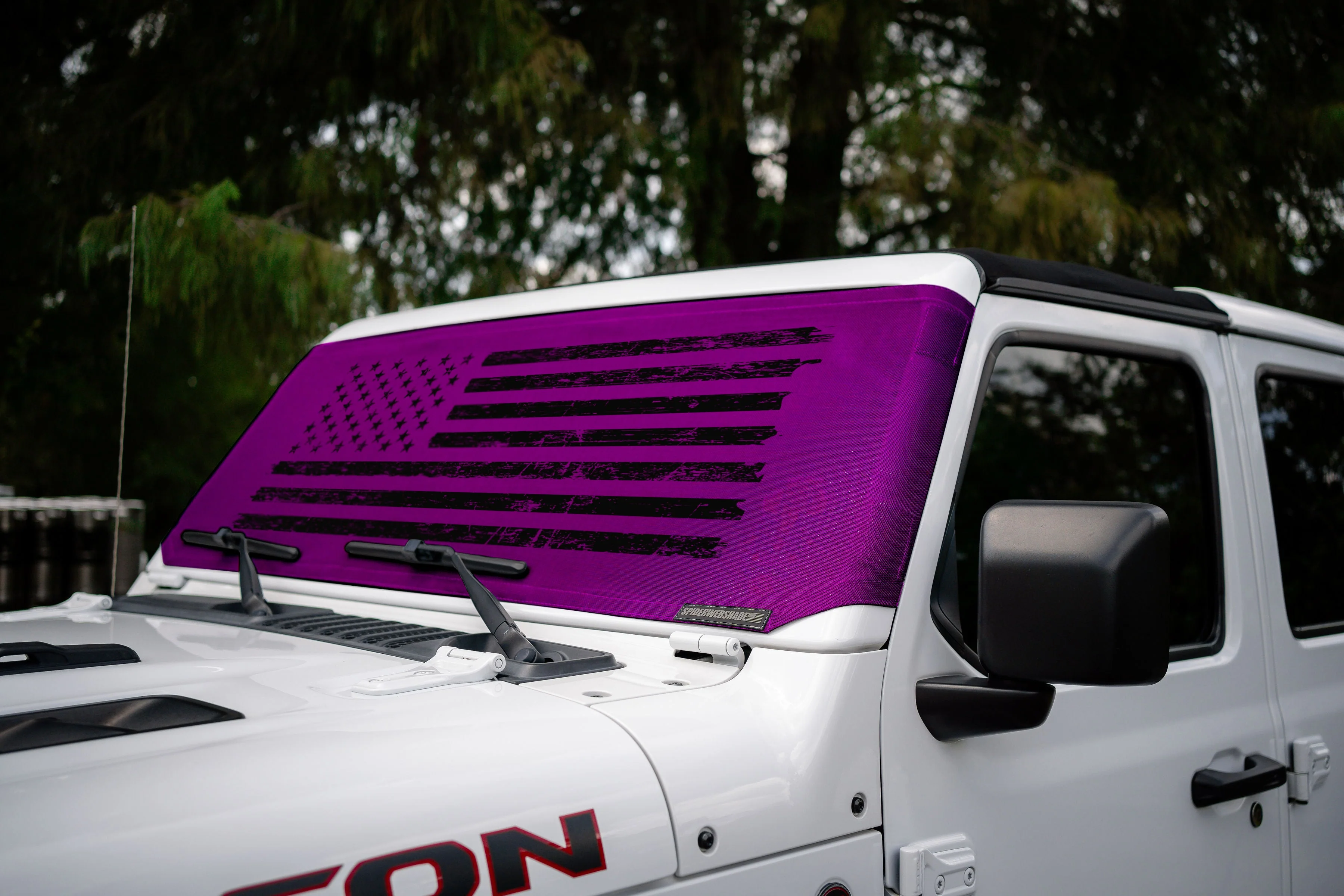 Jeep Wrangler and Jeep Gladiator Stock Printed Solar Shield (2007-2026) - Image 7