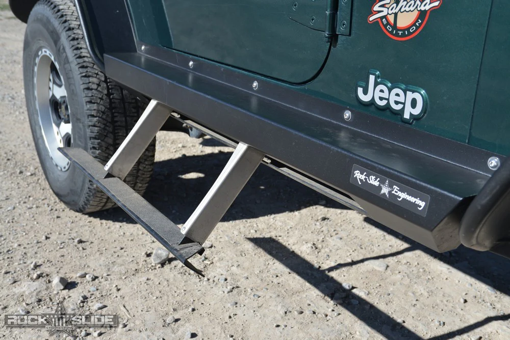 TJ 2 Door Step Slider Rock Slide Engineering - BD-SS-100-TJ - Image 4