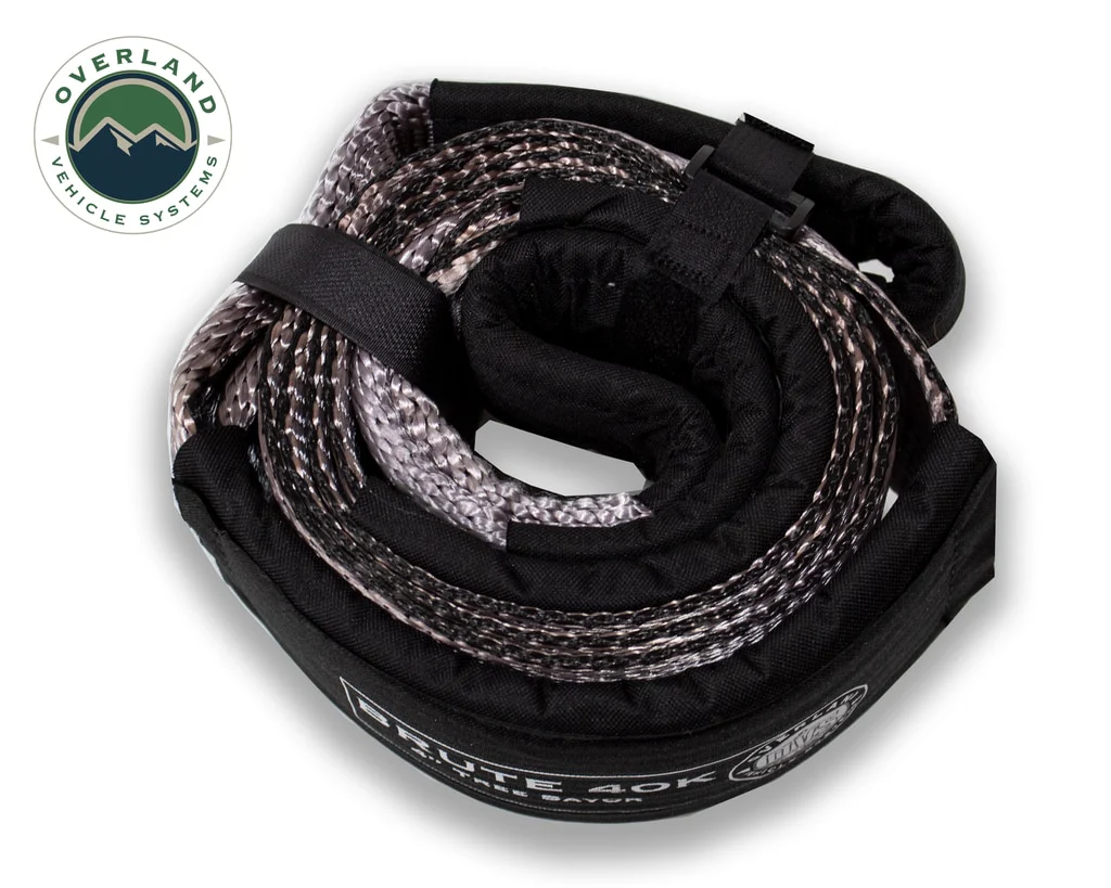 Tree Saver Tow Strap 40,000 lb. Gray With Storage Bag Overland Vehicle Systems - 19079916 - Image 6