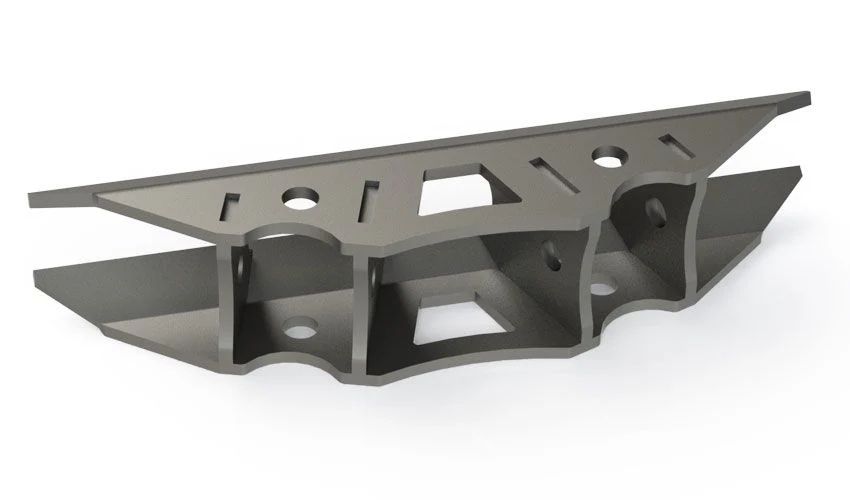 Triangulated Lower Link Mount Large For 1.75 Inch OD Round Tube Motobilt - MB1520 - Image 8